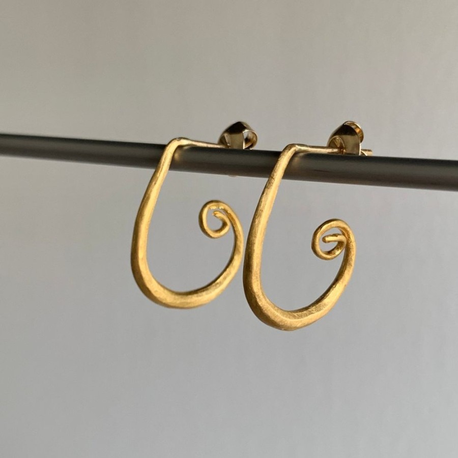 Jewelry Rosanne Pugliese | Curly Hoop Earrings