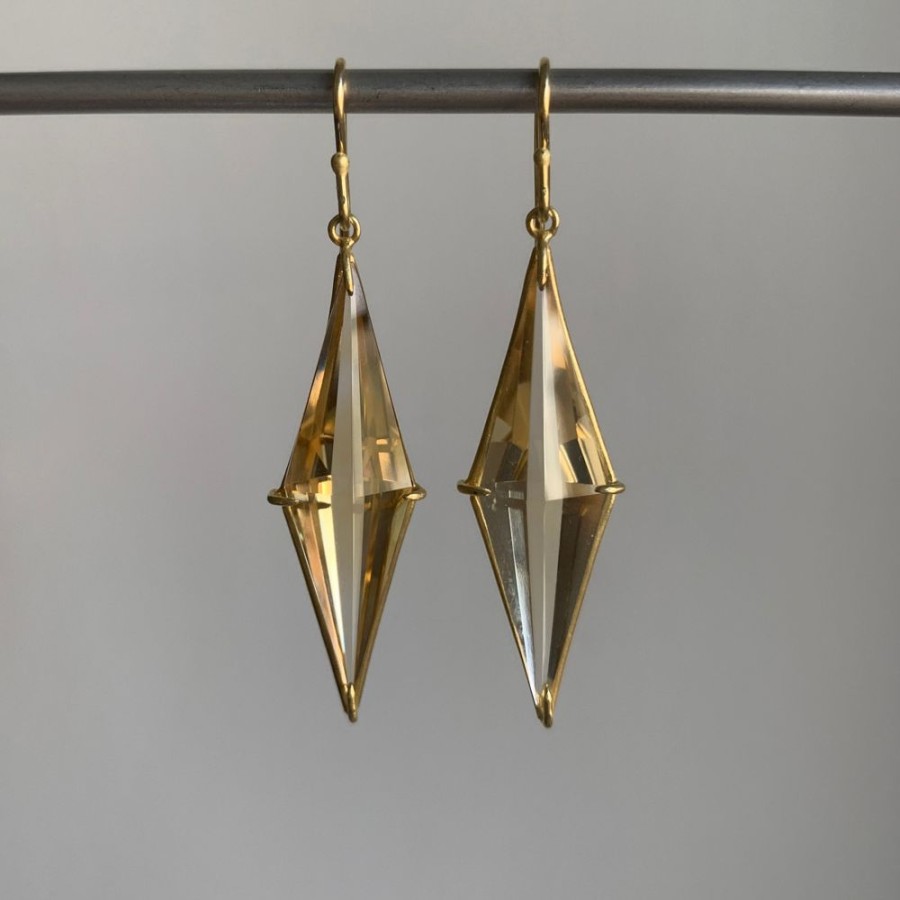 Jewelry Rosanne Pugliese | Citrine Kite Earrings