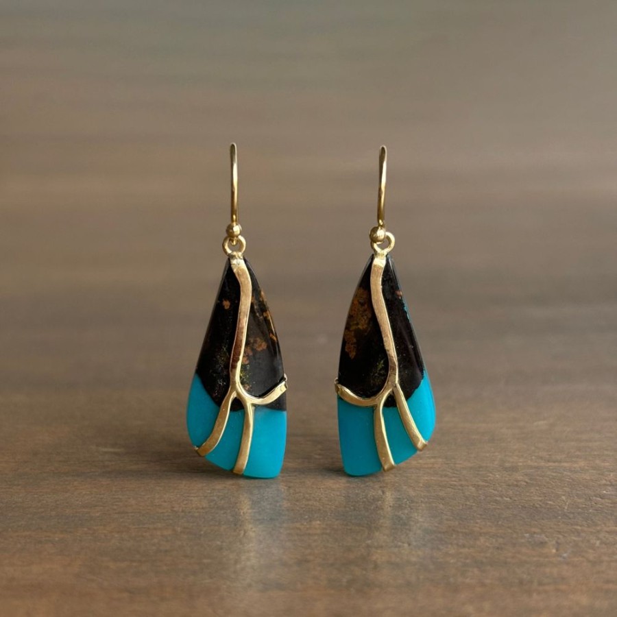 Jewelry Rachel Atherley | Chrysocolla Butterfly Earrings