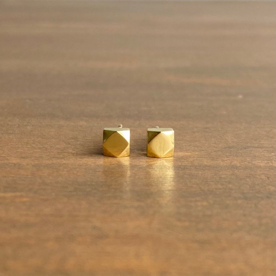 Jewelry Sam Woehrmann | Large Faceted Stud Earrings