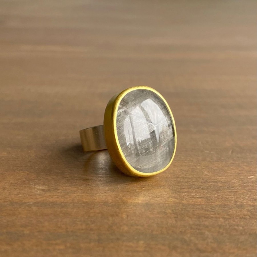 Jewelry Sam Woehrmann | Oval Brookite Quartz Ring