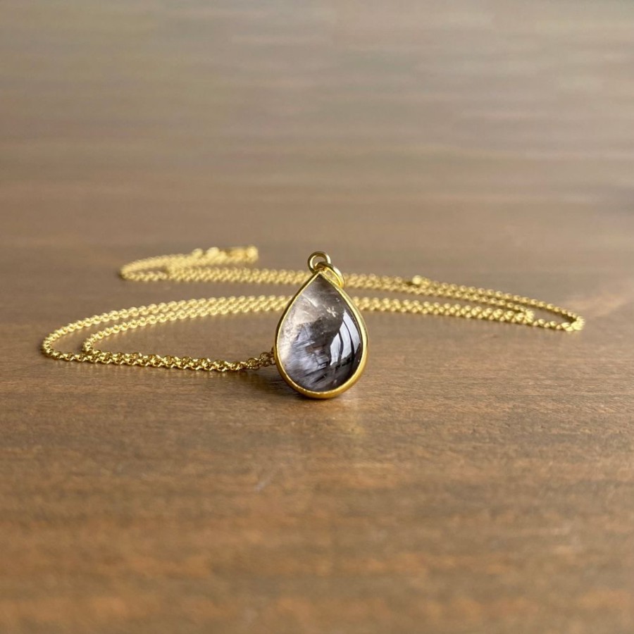 Jewelry Sam Woehrmann | Brookite Quartz Drop Pendant