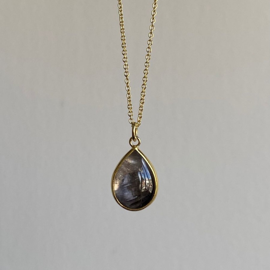 Jewelry Sam Woehrmann | Brookite Quartz Drop Pendant