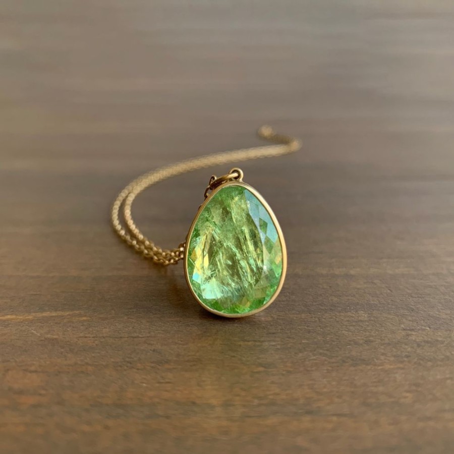 Jewelry Lola Brooks | Chartreuse Tourmaline Pendant