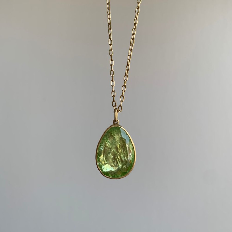 Jewelry Lola Brooks | Chartreuse Tourmaline Pendant