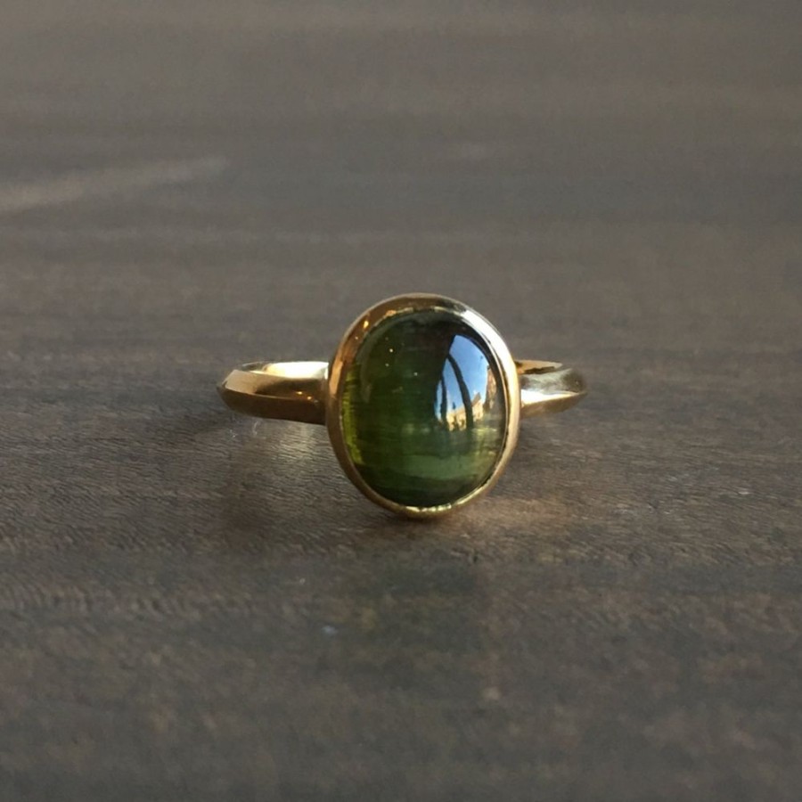 Jewelry Mimi Favre | Tourmaline Cat'S Eye Ring