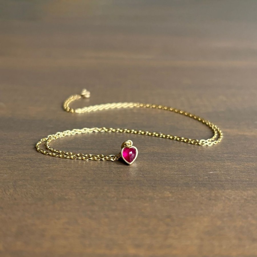 Jewelry Lola Brooks | Ruby Sweetheart Necklace