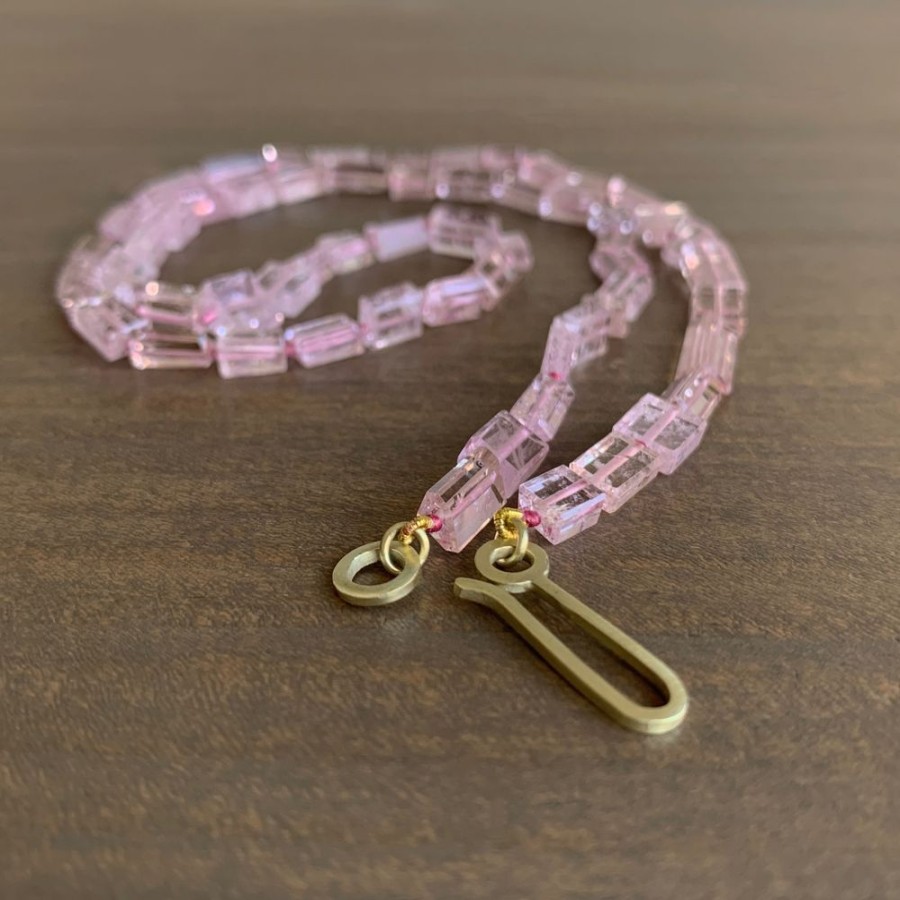 Jewelry Judi Powers | Morganite Rectangle Strand