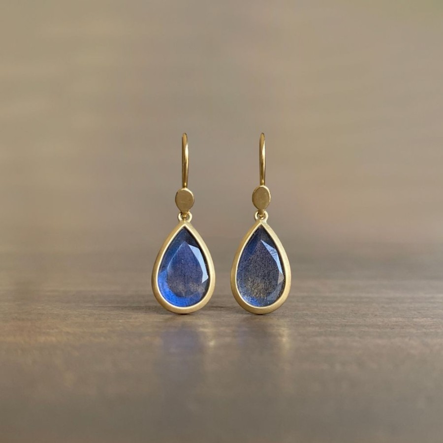 Jewelry Lola Brooks | Small Fine Labradorite Drop Earrings