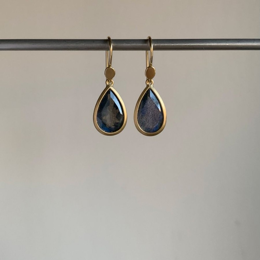 Jewelry Lola Brooks | Small Fine Labradorite Drop Earrings