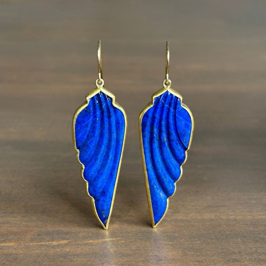 Jewelry Sam Woehrmann | Lapis Wing Earrings