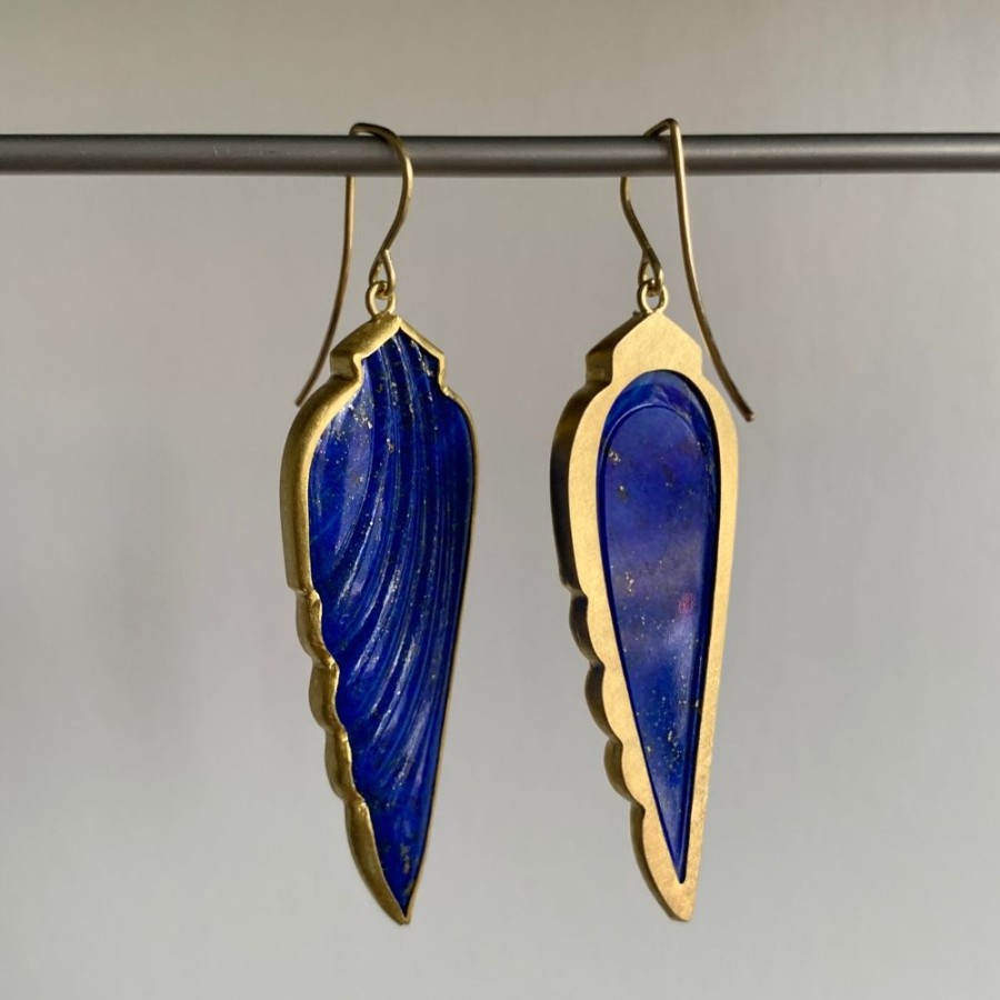 Jewelry Sam Woehrmann | Lapis Wing Earrings