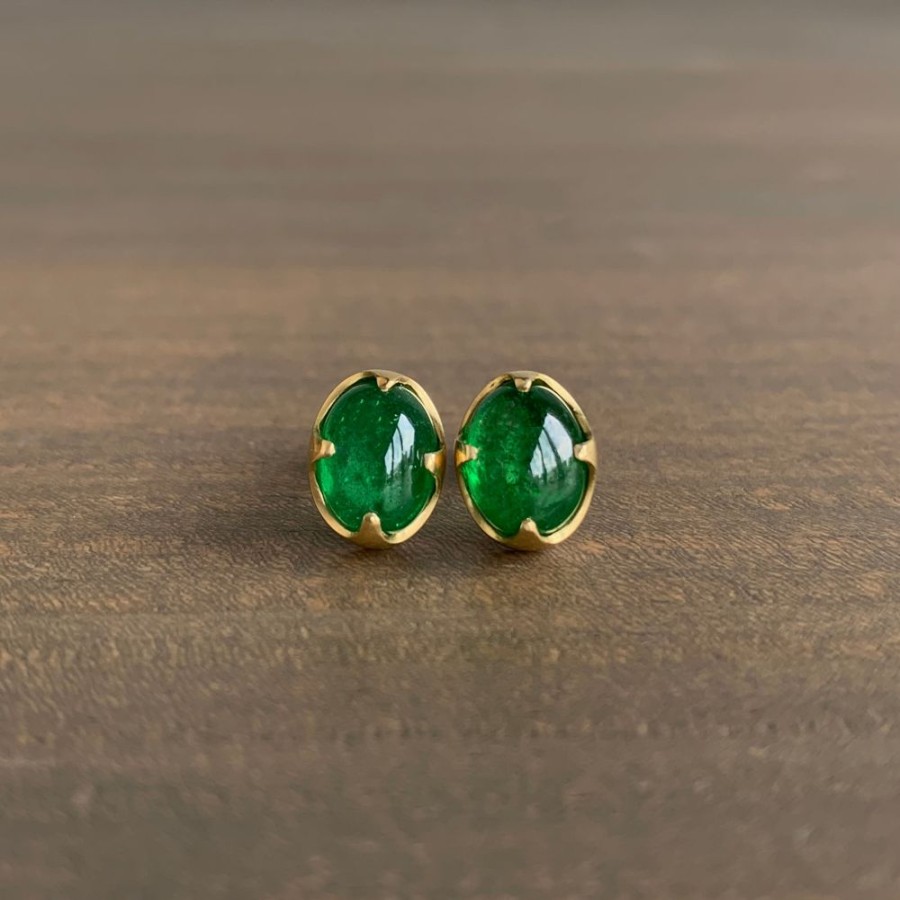 Jewelry Mimi Favre | Tsavorite Garnet Claw Earrings