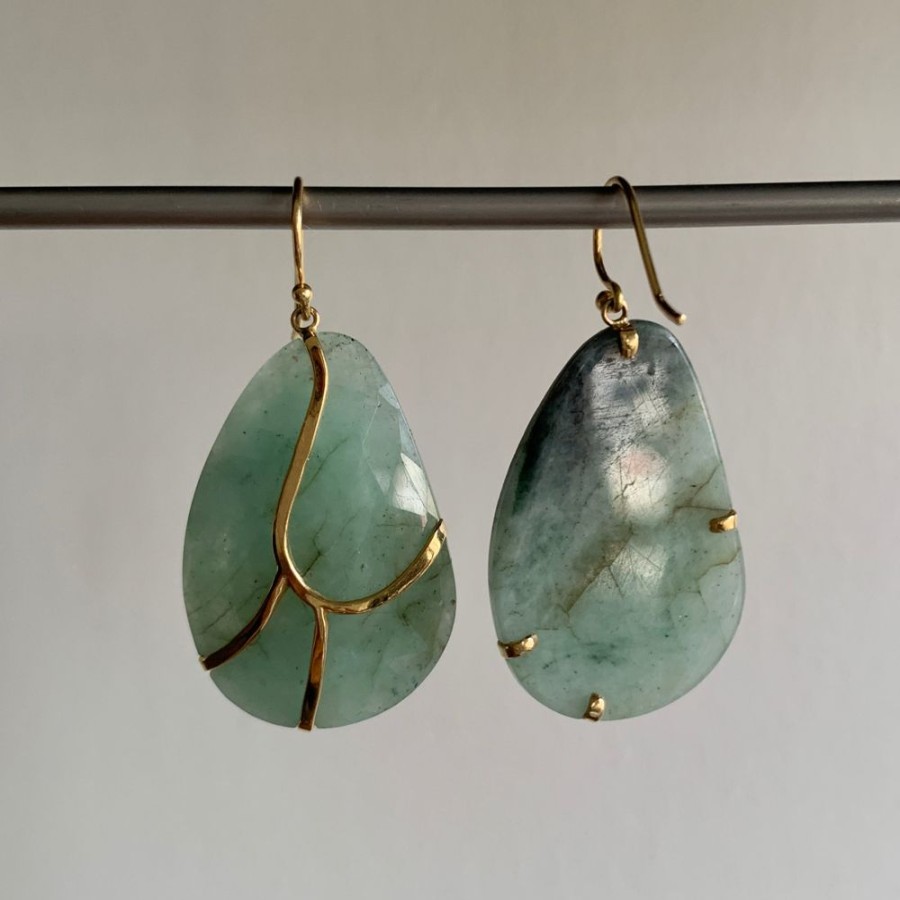 Jewelry Rachel Atherley | Emerald Butterfly Earrings