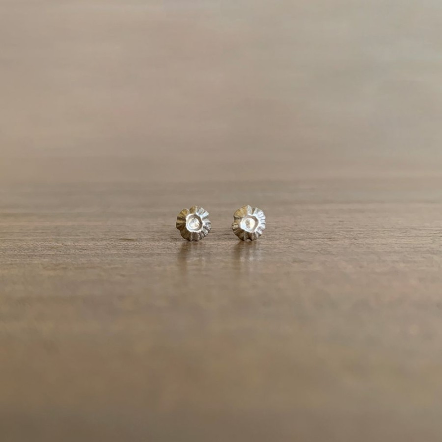 Jewelry Hannah Blount | Silver Barnacle Stud Earrings