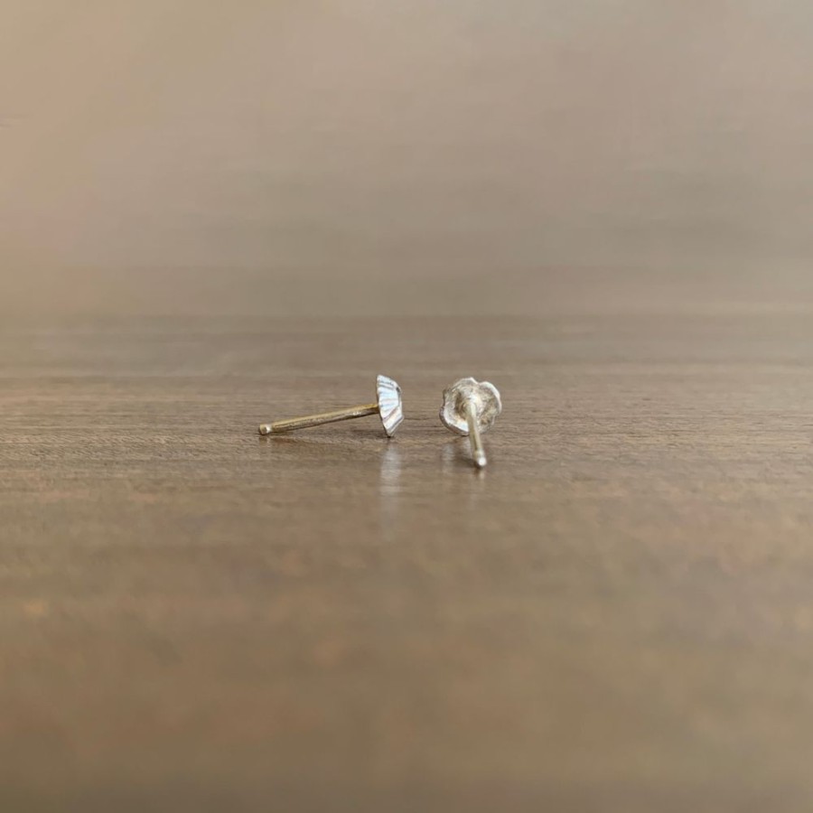 Jewelry Hannah Blount | Silver Barnacle Stud Earrings