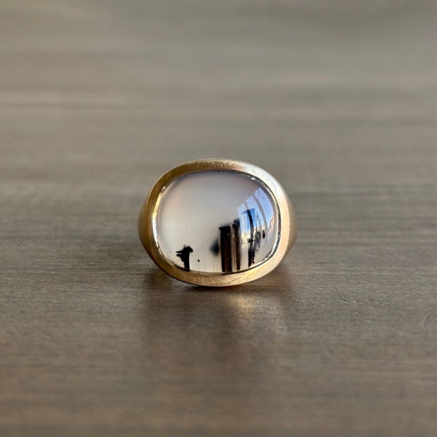 Jewelry S. Yamane Studio | Copco Agate Slab Ring