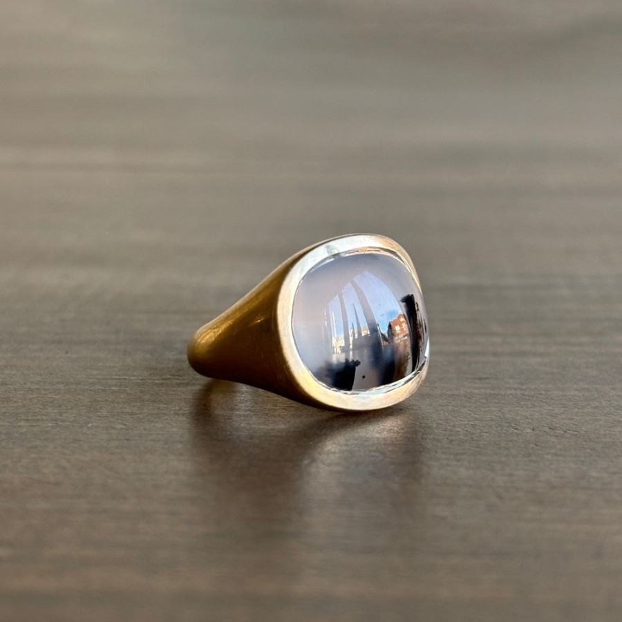 Jewelry S. Yamane Studio | Copco Agate Slab Ring