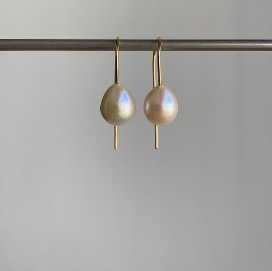 Jewelry Rosanne Pugliese | Cream Freshwater Pearl Drop Earrings