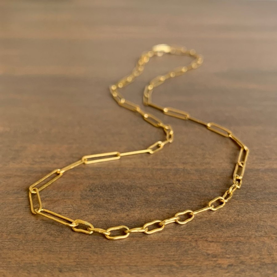 Jewelry Rosanne Pugliese | Handmade 22K Lightweight Link Chain