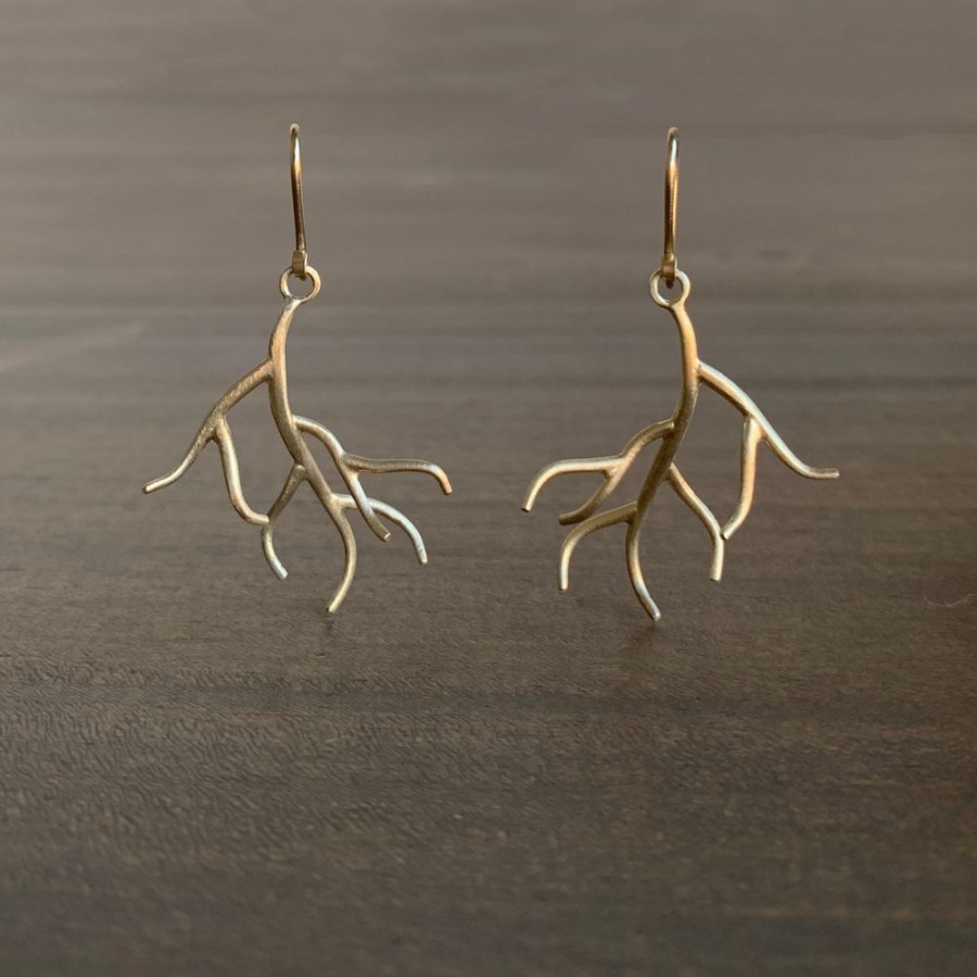 Jewelry Hannah Blount | Little Gold Branch Earrings