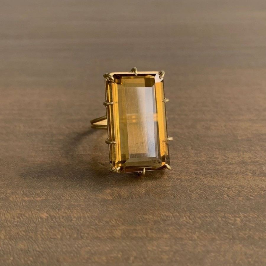 Jewelry Rosanne Pugliese | Emerald Cut Citrine Ring