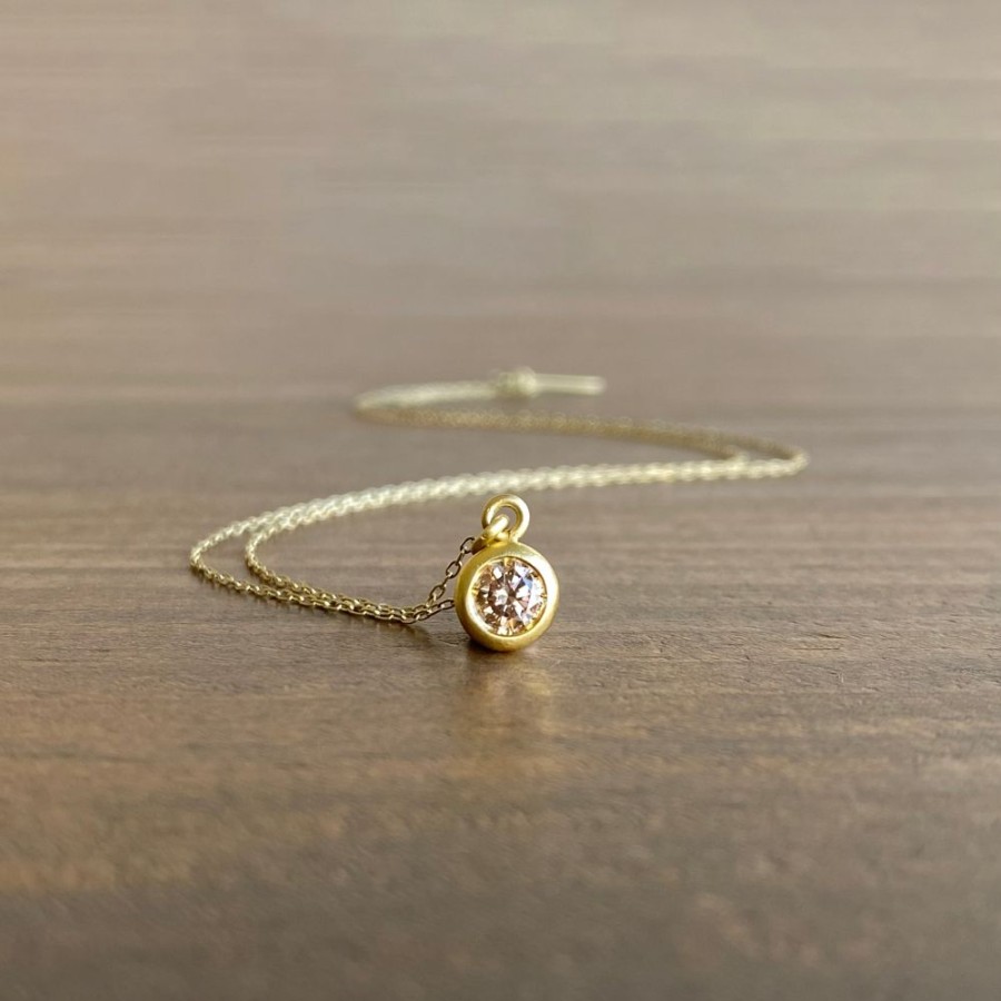 Jewelry Judi Powers | Tiny Star Champagne Diamond Pendant