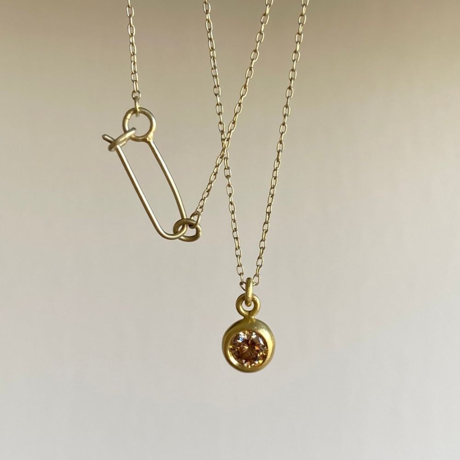 Jewelry Judi Powers | Tiny Star Champagne Diamond Pendant